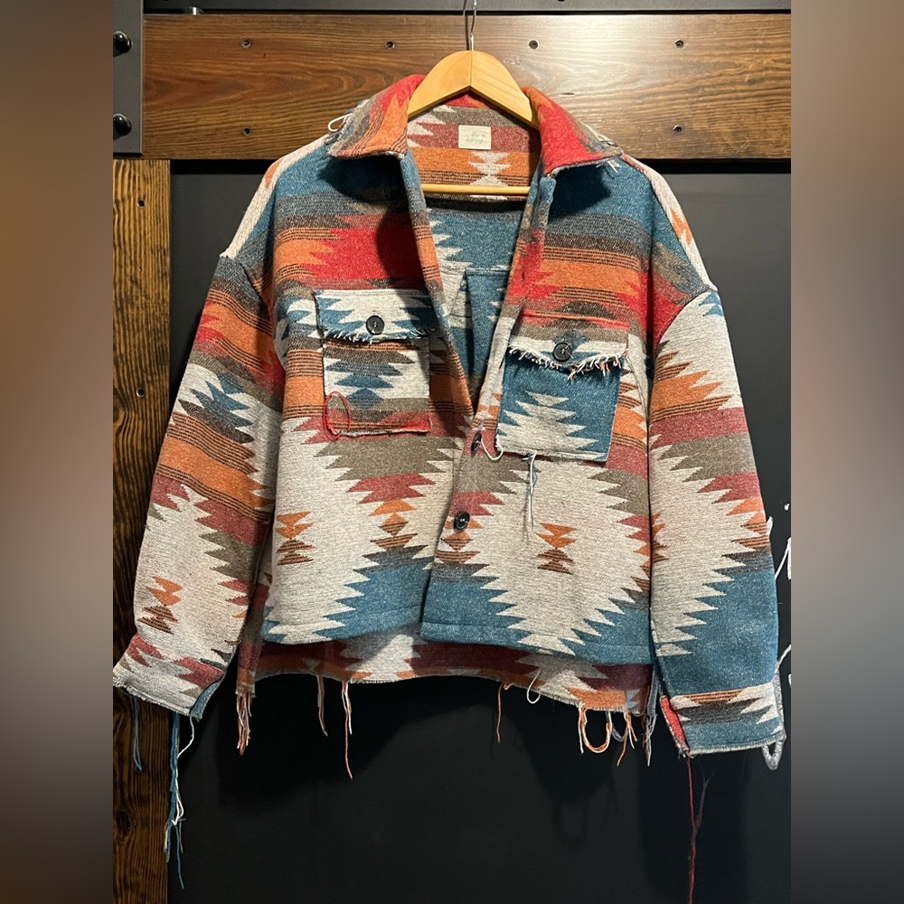 ✨WESTERN PRINT SHACKET✨